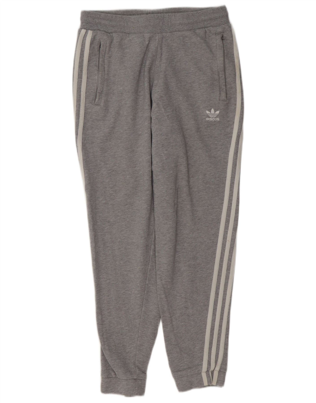 Pantaloni de trening ADIDAS pentru bărbați Joggeri, bumbac, gri mic