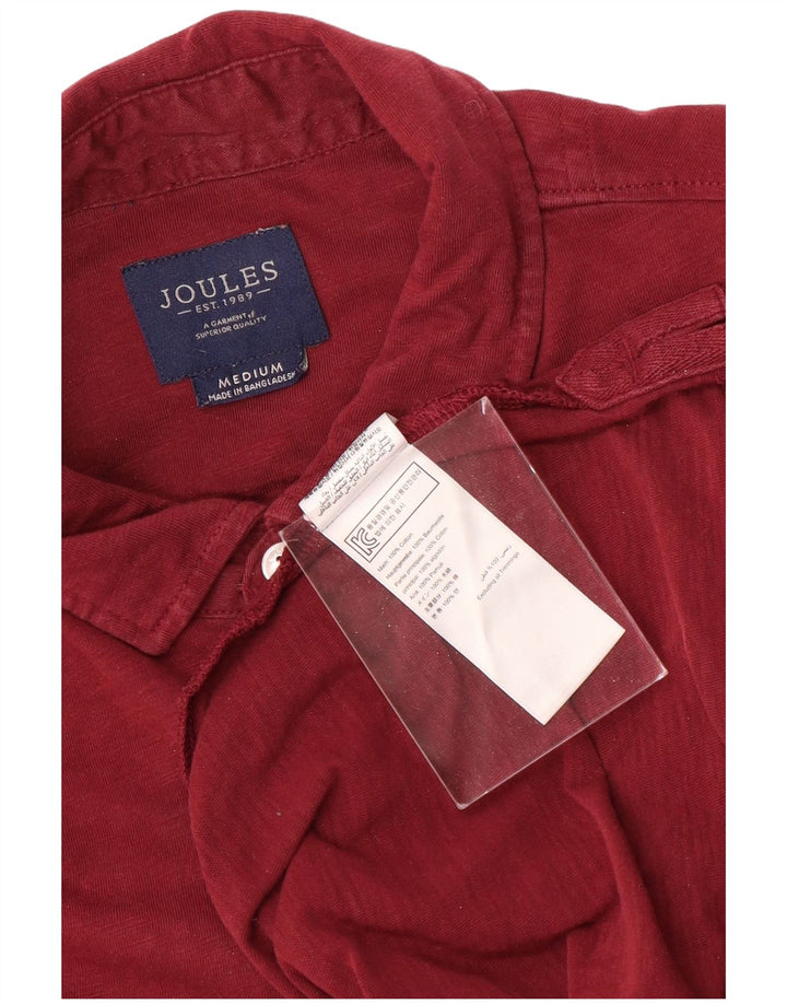 Tricou polo pentru bărbați Joules Bumbac Burgundy mediu