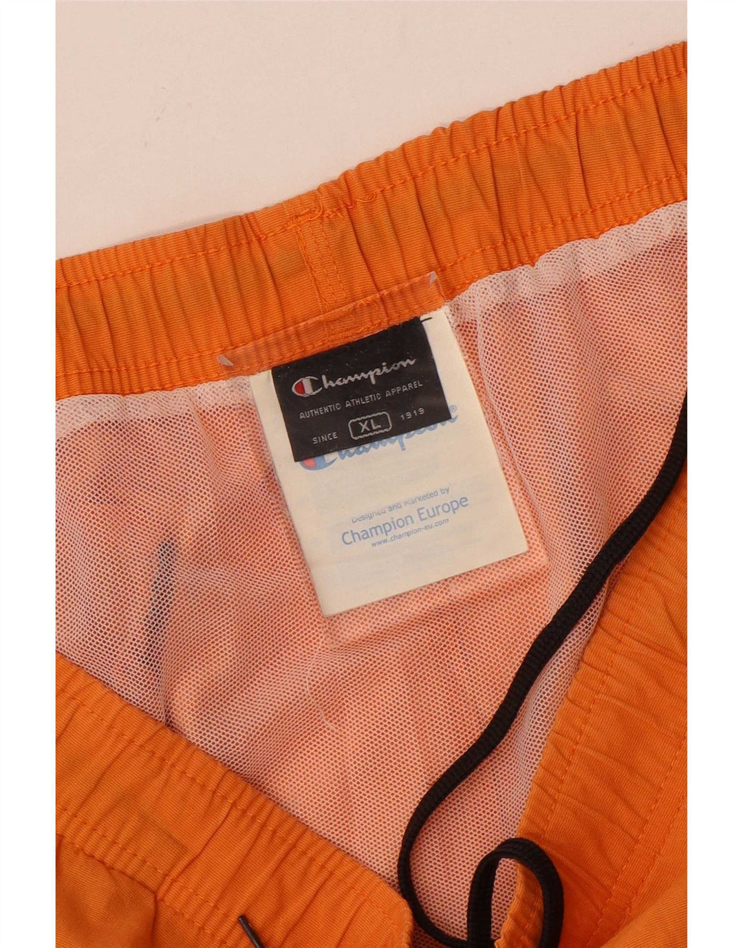 Pantaloni scurți de înot Champion pentru bărbați XL bumbac portocaliu