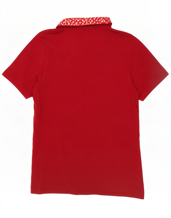 Tricou polo cu grafic Liverpool New Balance pentru bărbați, bumbac roșu mic