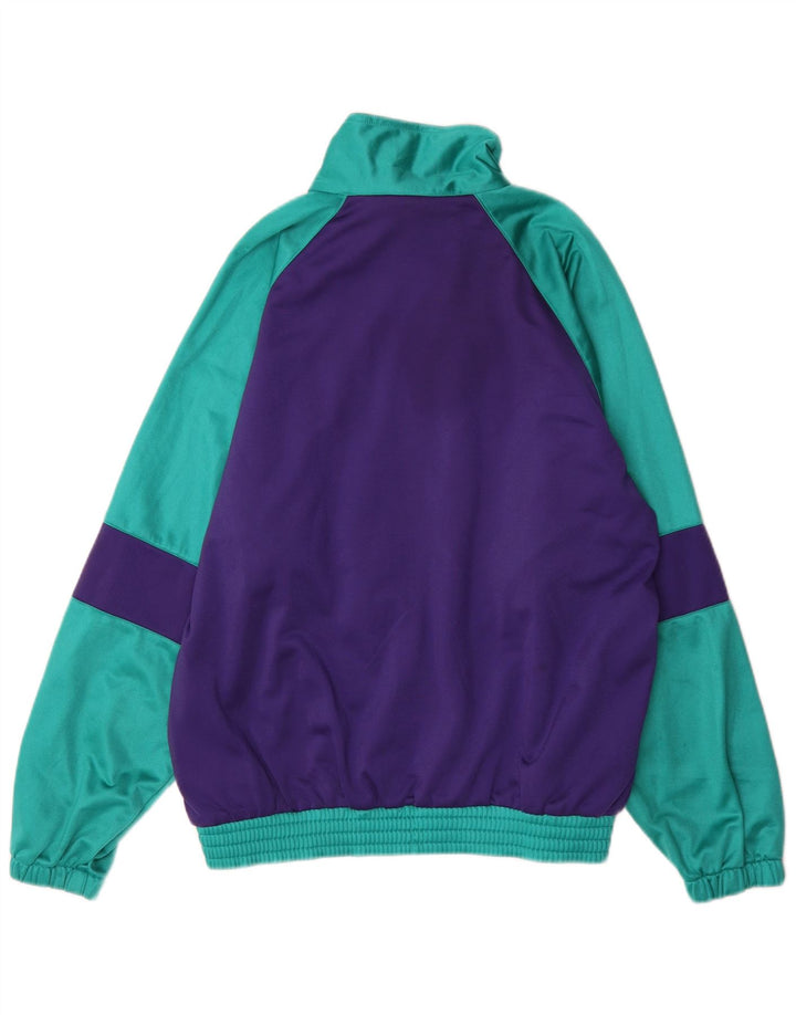 Trening pentru bărbați Vintage Top Jachetă mare turcoaz Colorblock