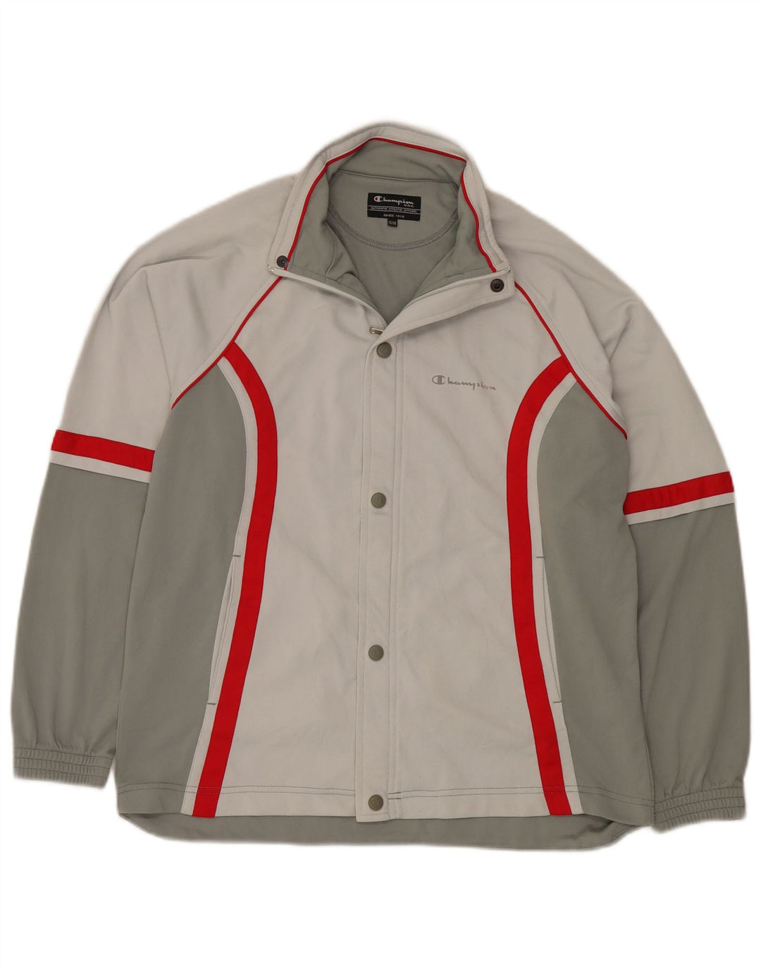 Jachetă de trening pentru băieți Champion 13-14 ani Poliester color bloc de culoare gri