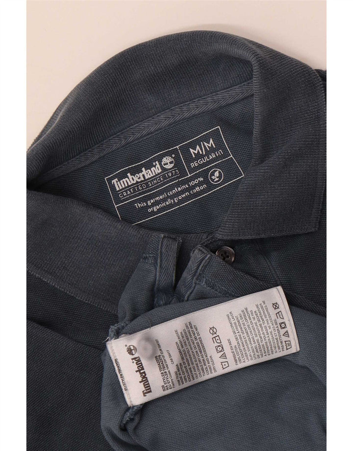 Cămașă polo Timberland pentru bărbați, cu formă regulată, din bumbac, albastru bleumarin mediu