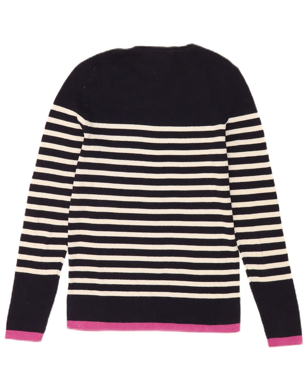 Pulover Massimo Dutti pentru damă, cu gât crew, UK 12 Medium Bleumarin