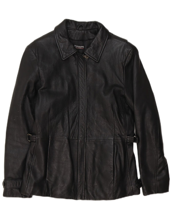 Jachetă de piele Wilsons pentru femei UK 10 Small Black Classic