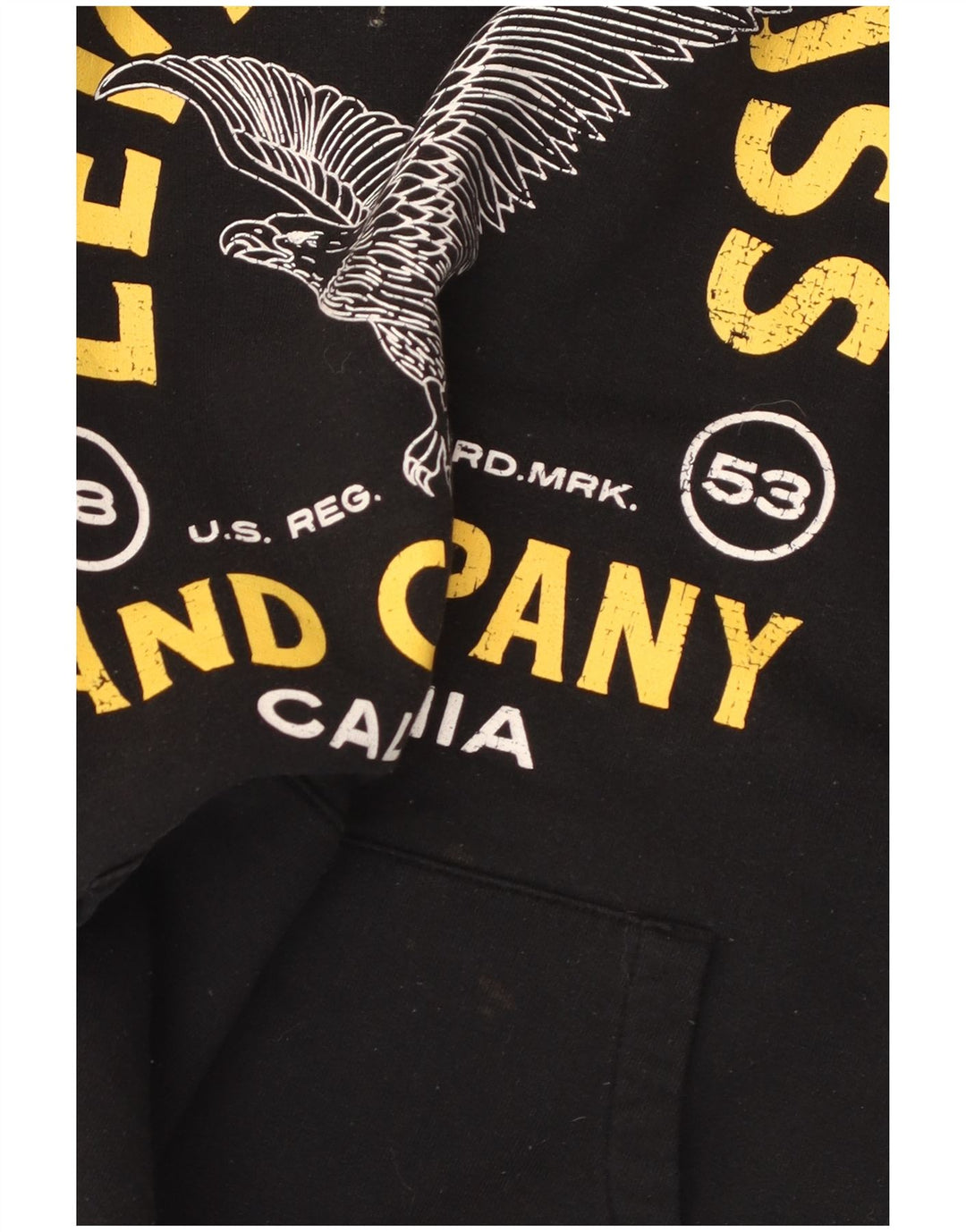 Pulover cu capota cu grafic Levi's pentru bărbați, mare, negru, bumbac