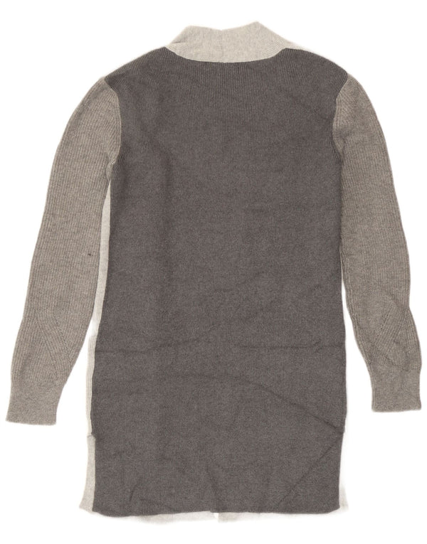 Pulover cardigan cu paragate pentru femei Marks & Spencer UK 6 XS Gri Colorblock