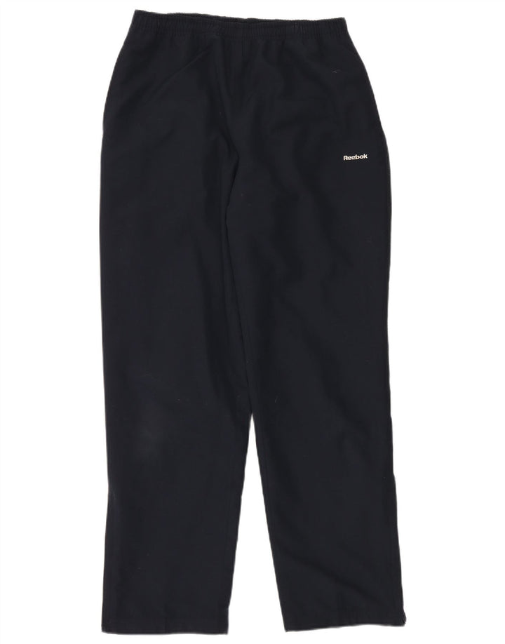 Pantaloni de trening REEBOK pentru femei UK 12 Medium Bleumarin Poliester