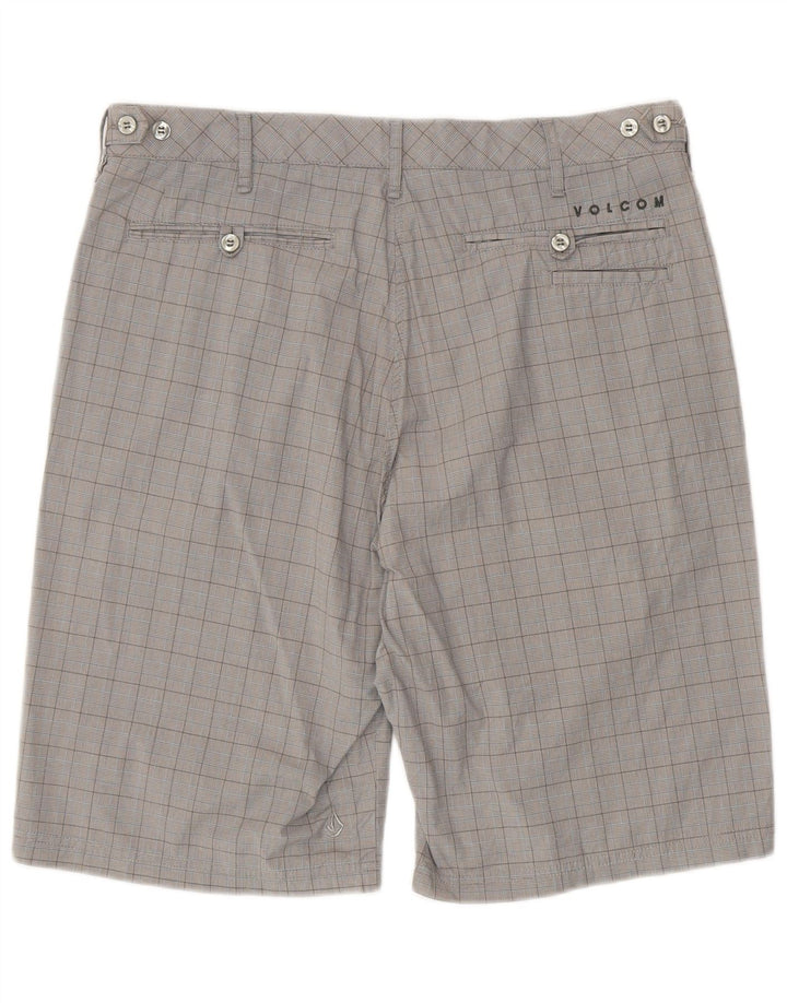 Pantaloni scurți chino pentru bărbați Volcom W34 Large, gri din bumbac