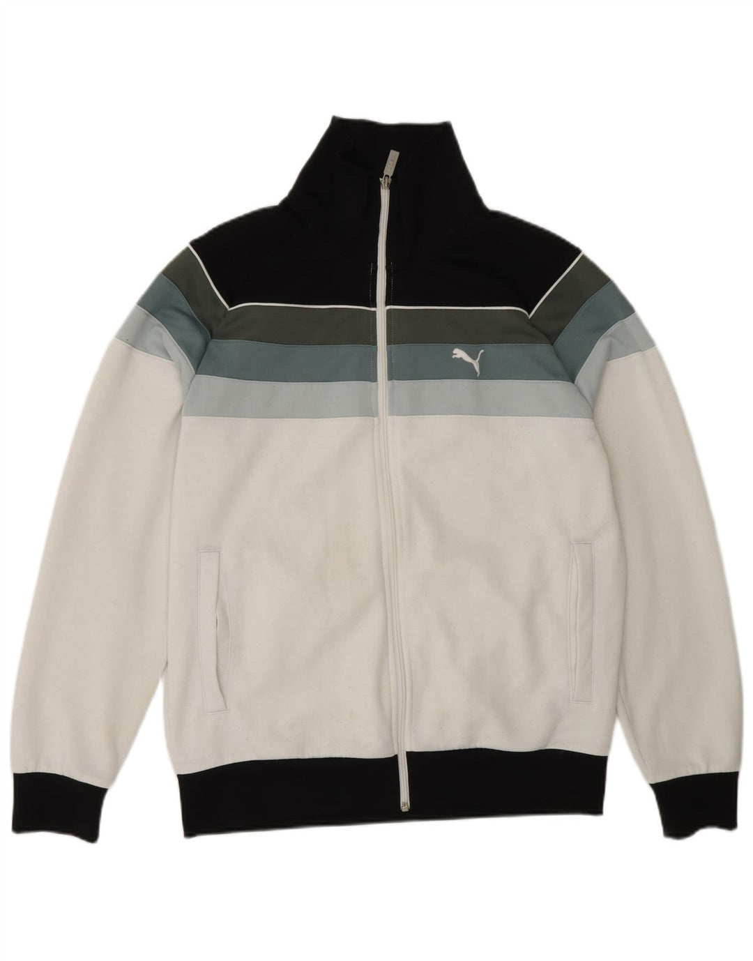 Jachetă de trening pentru bărbați Nike, alb mediu, poliester color bloc