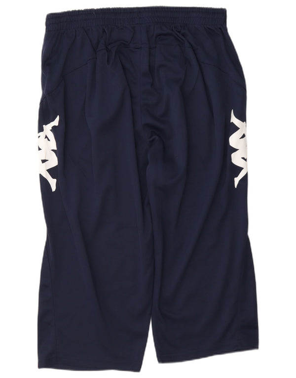 Pantaloni scurți sport Kappa pentru bărbați, cu grafică, XL, poliester bleumarin