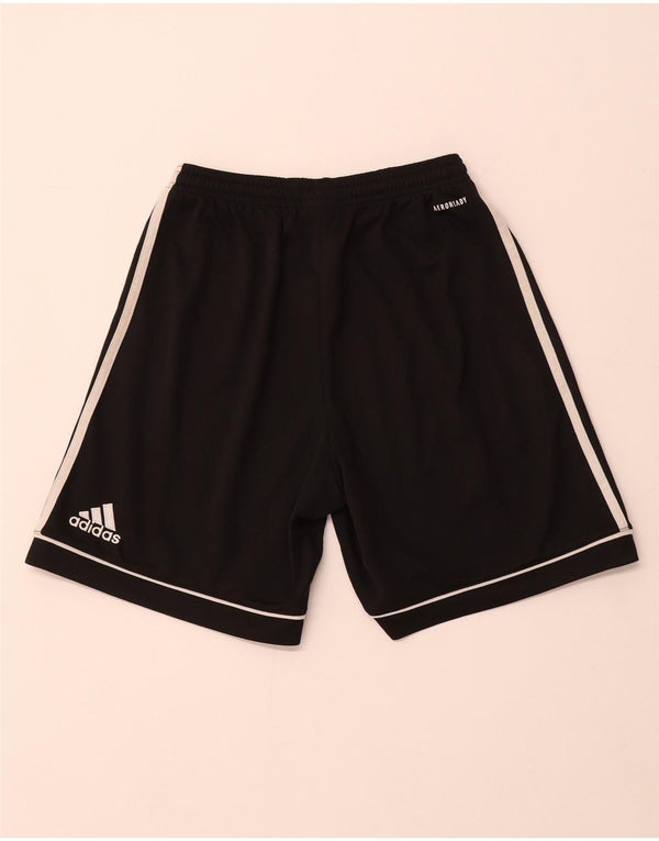 Pantaloni scurți sport Aeroready ADIDAS pentru femei UK 10 Poliester negru mic