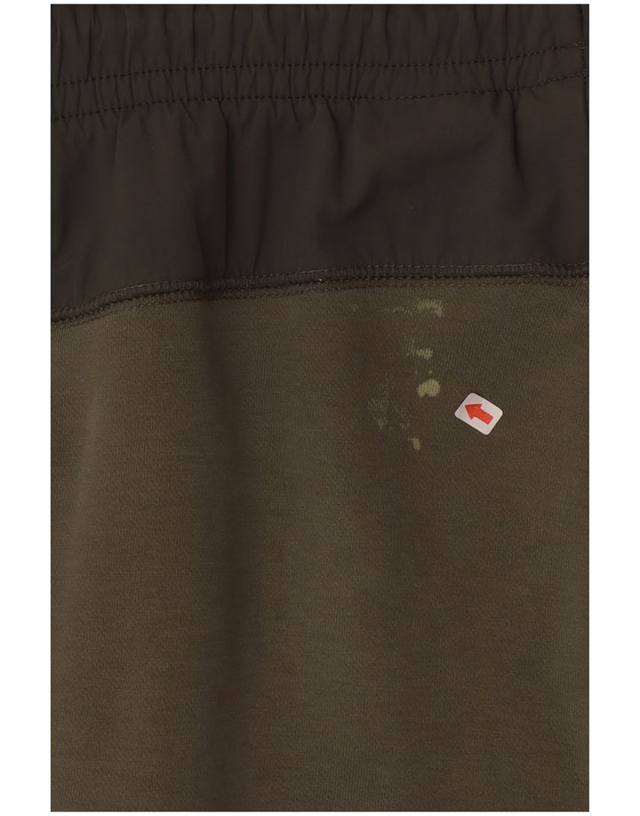 Pantaloni de trening Nike pentru bărbați, mari, verzi, color block, bumbac