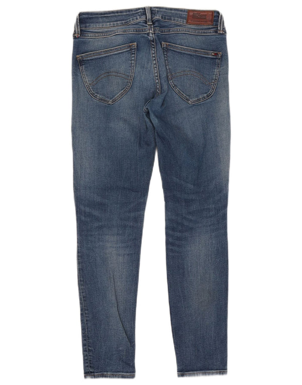 Blugi skinny pentru femei cu talie joasă Tommy Hilfiger L27 L25 bumbac albastru