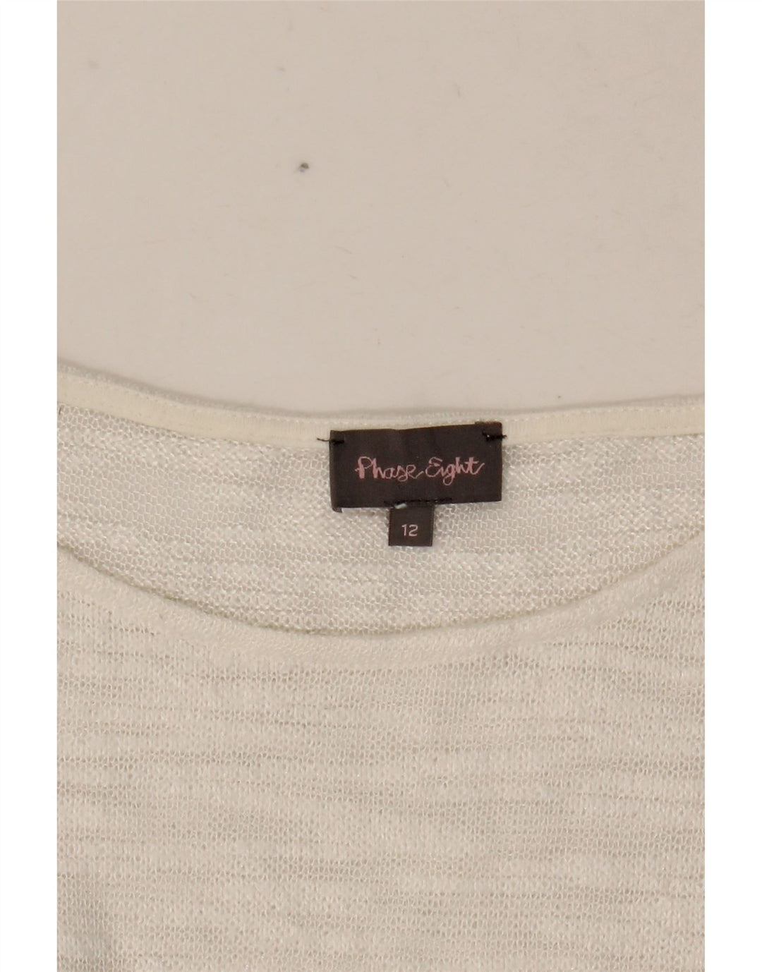 PHASE EIGHT Top pentru femei cu mânecă lungă UK 12 Medium White Floral