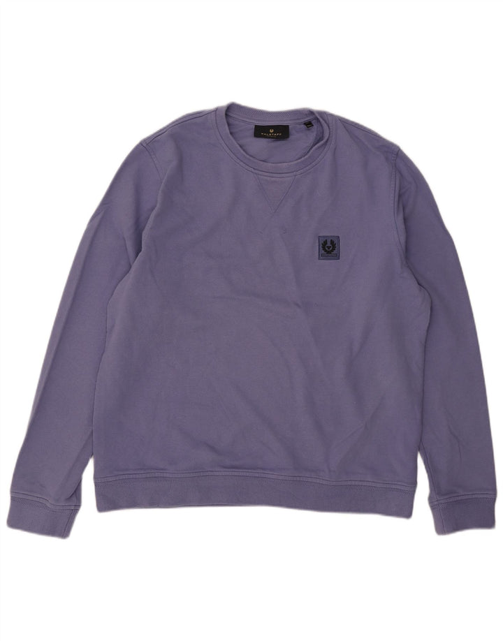 Pulover pentru bărbați Belstaff Pulover XL Bumbac violet
