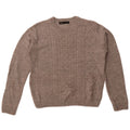 Pulover supradimensionat pentru femei Zara, cu gâtul turn, UK 10, mic, gri acrilic