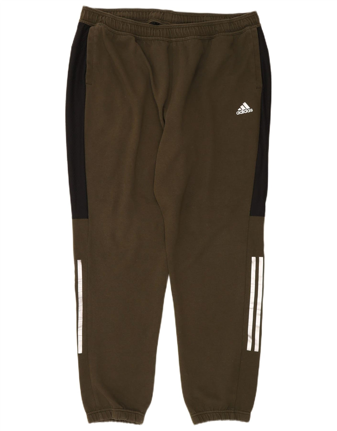 Pantaloni de trening pentru bărbați ADIDAS Pantaloni de jogging 2XL Kaki Poliester color bloc