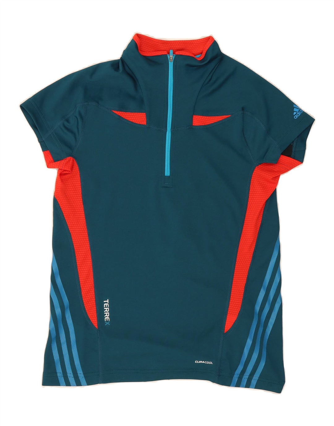 ADIDAS Womens Climacool Pullover Tracksuit Top UK 14 Medium  Navy Blue Vintage Adidas and Second-Hand Adidas from Messina Hembry 