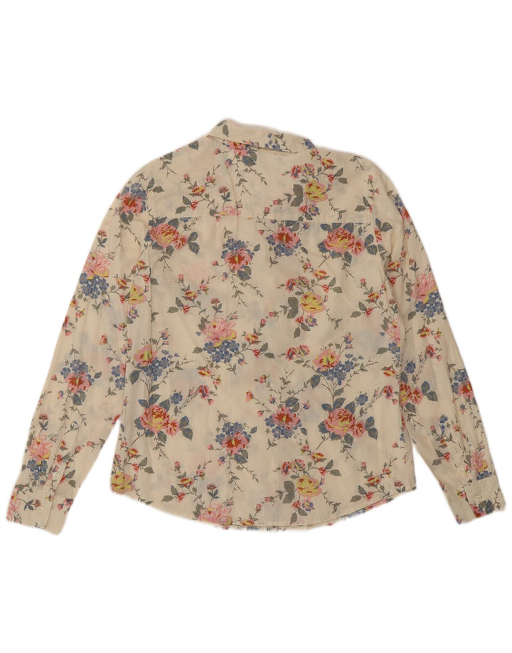 Cămașă Benetton pentru femei UK 10 Small Off White Floral