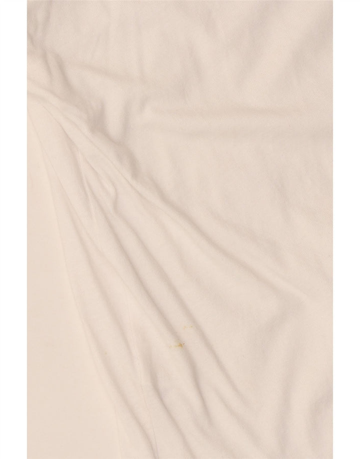 Top femeie Zara cu mânecă lungă UK 18 XL, bumbac alb
