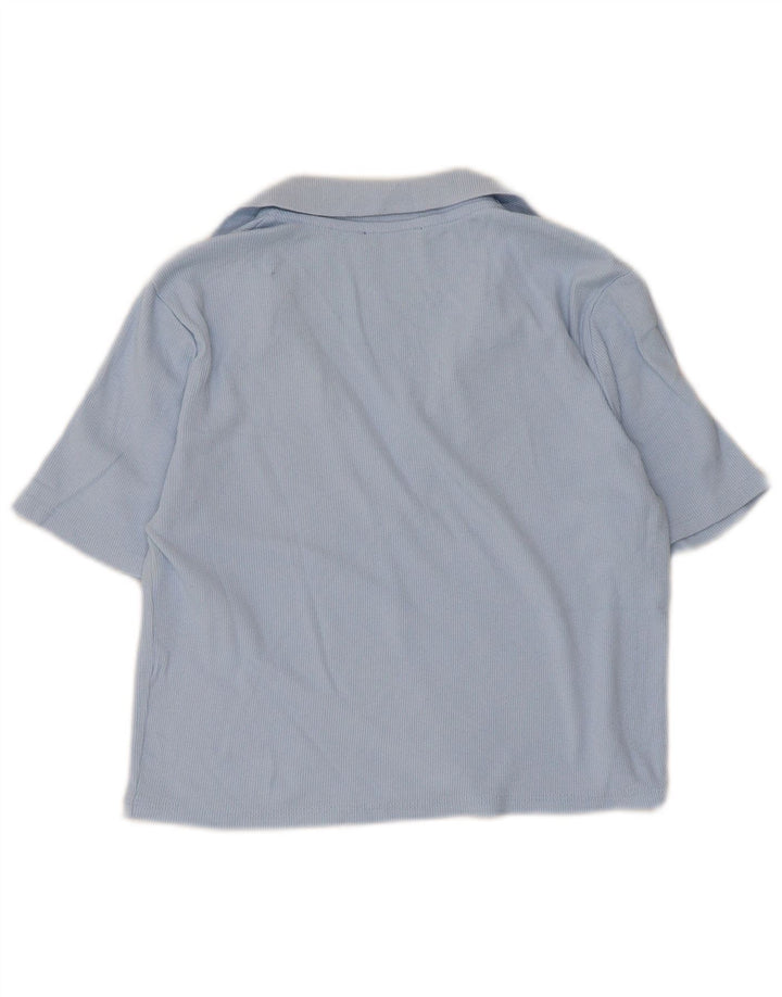 Tricou polo pentru femeie Zara UK 14 Large Blue