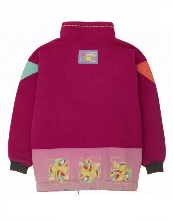Jachetă Malden Voltige Graphic Fleece pentru bărbați UK 42 XL Maroon Colorblock