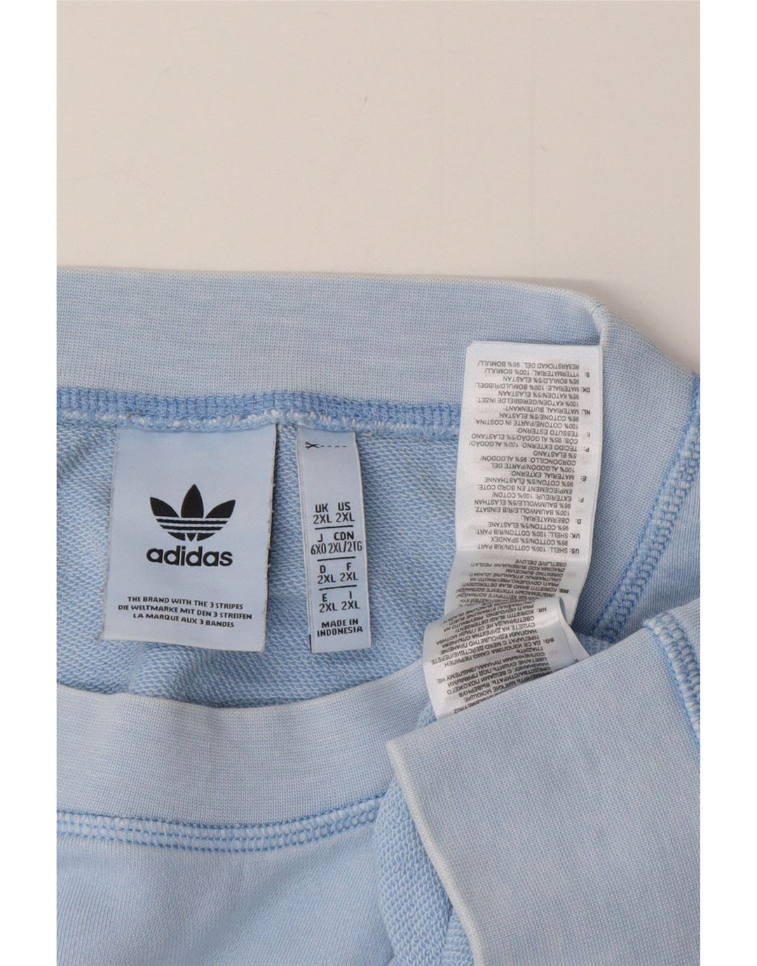 Pulover ADIDAS pentru bărbați, bumbac albastru 2XL