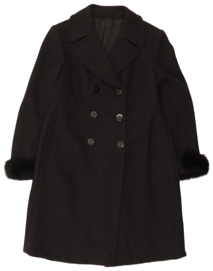 Palton dublu pentru femei Giole UK 14 Medium Black