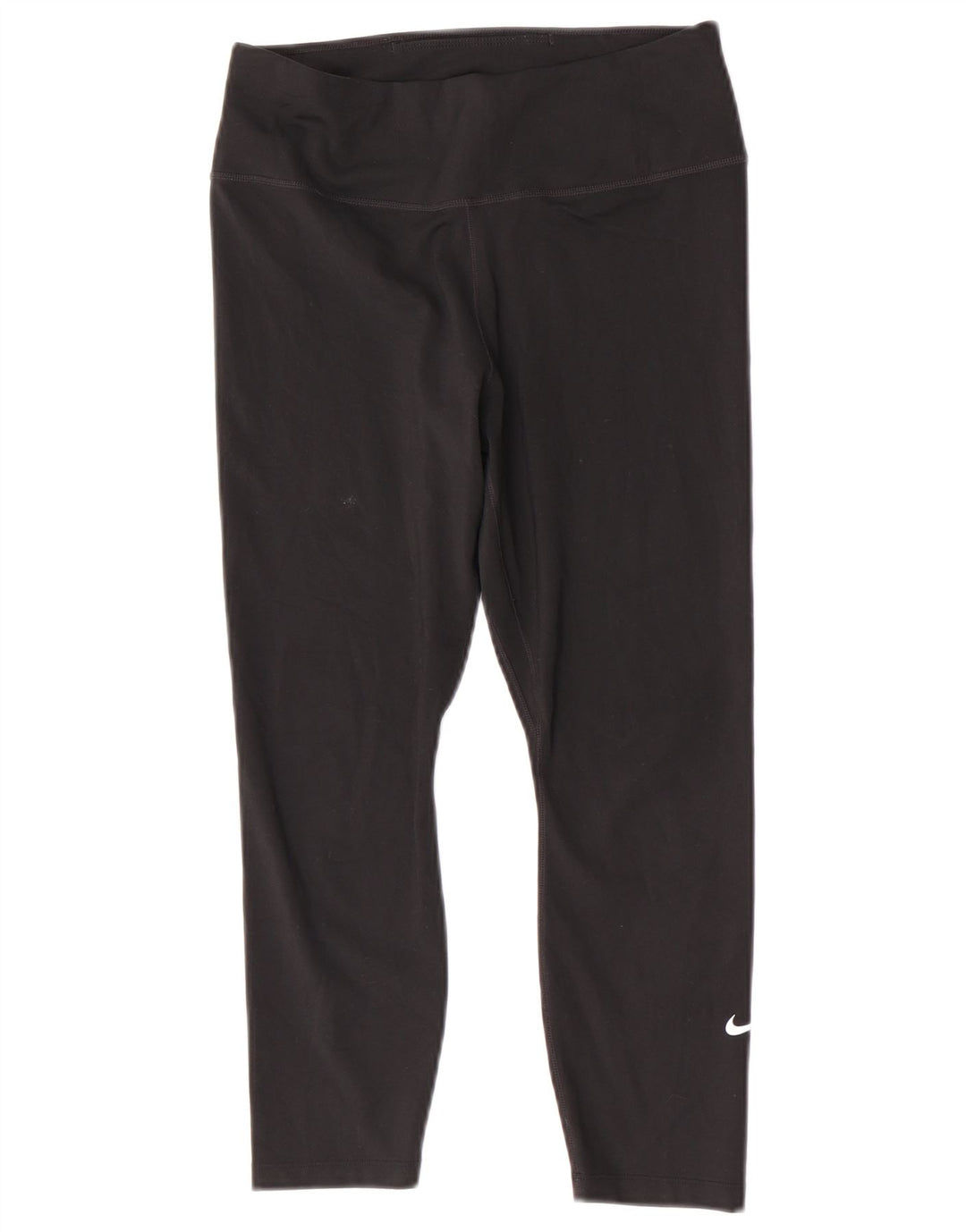 Leggings capri Nike Dri Fit pentru femei UK 12 Poliester mediu negru