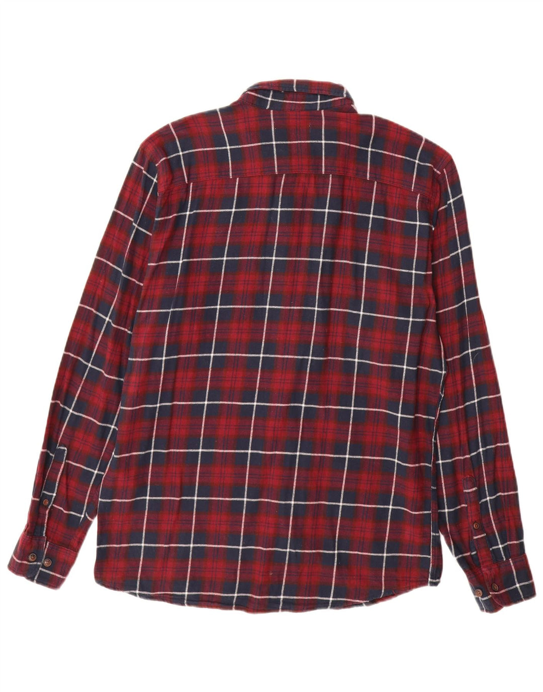 Cămașă de flanel pentru bărbați JACK & JONES, bumbac cu carouri burgundă
