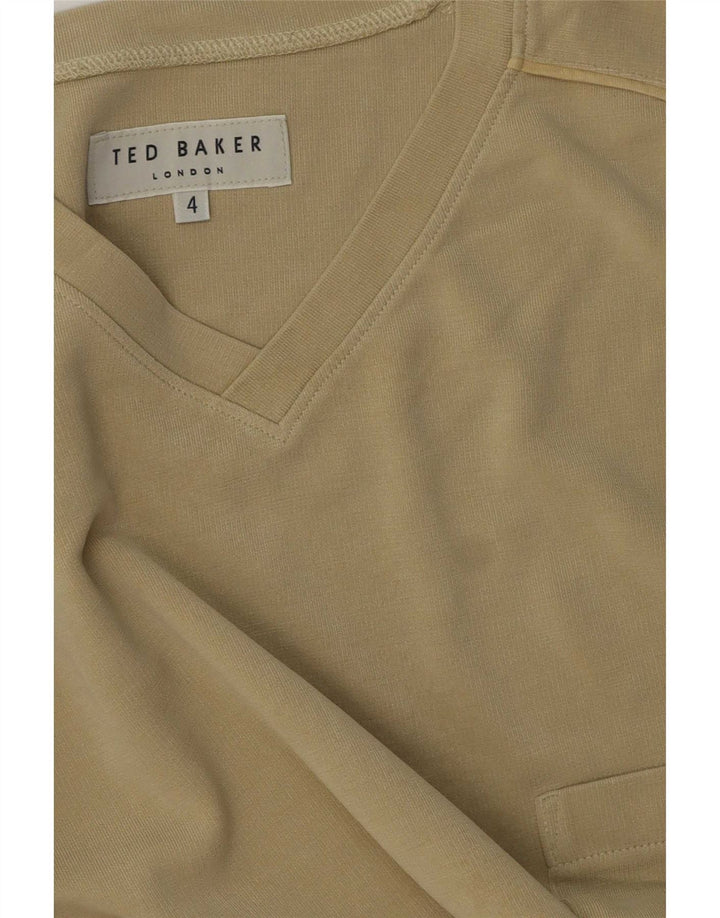 Tricou Bărbați Ted Baker Mărimea Top 4 Mare Kaki Bumbac