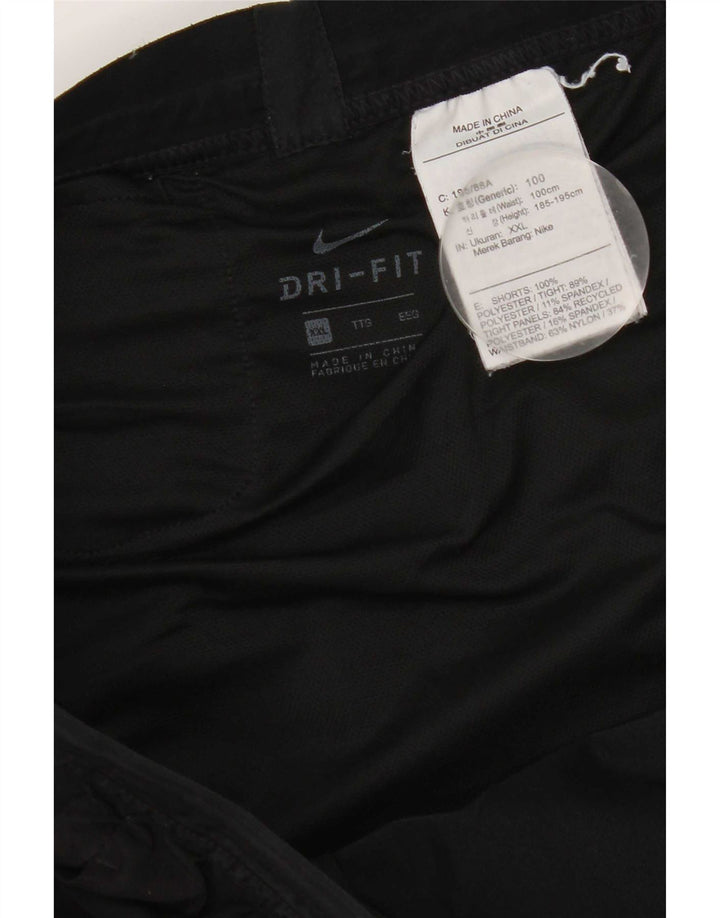 Pantaloni scurți sport Nike Dri Fit pentru bărbați 2XL, poliester negru