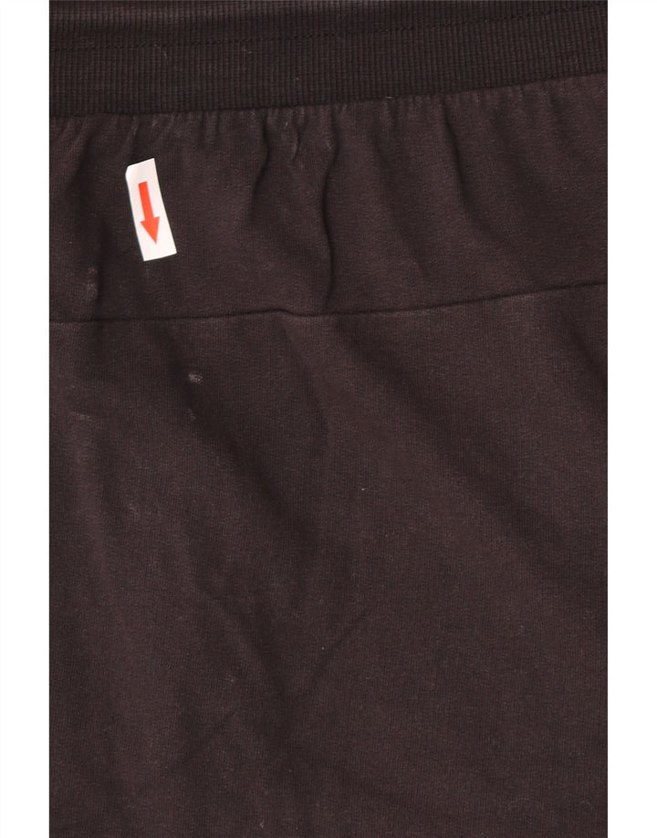 Pantaloni scurti sport grafic Puma pentru femei 2XL, bumbac negru