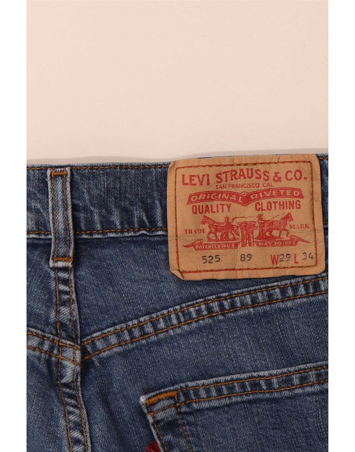 Blugi Levi's 525 Bootcut W29 L30 Bumbac albastru
