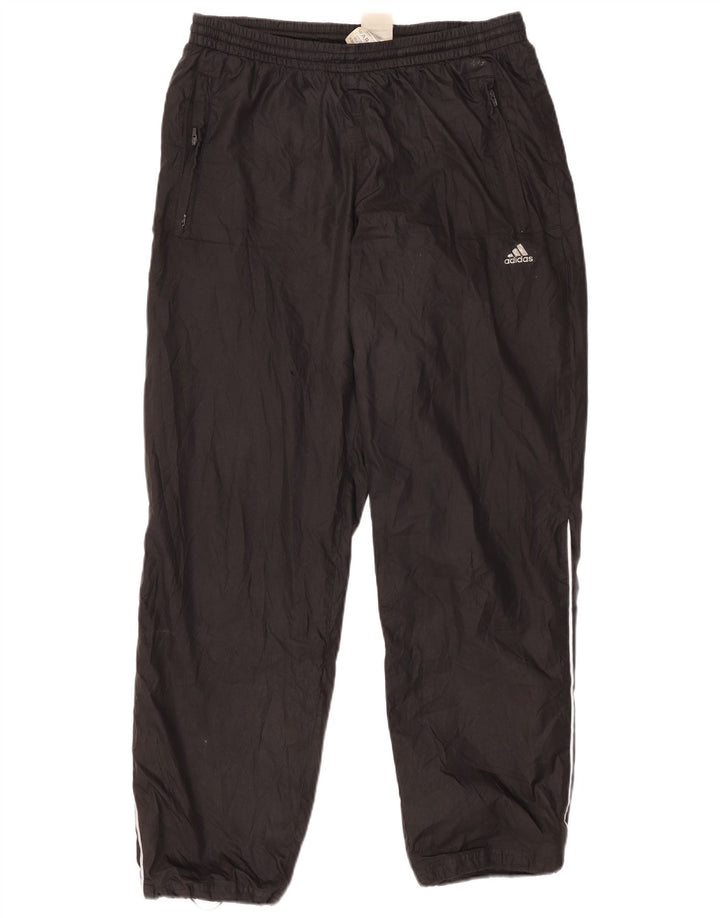 Pantaloni de trening pentru bărbați ADIDAS Joggeri poliester mediu negru