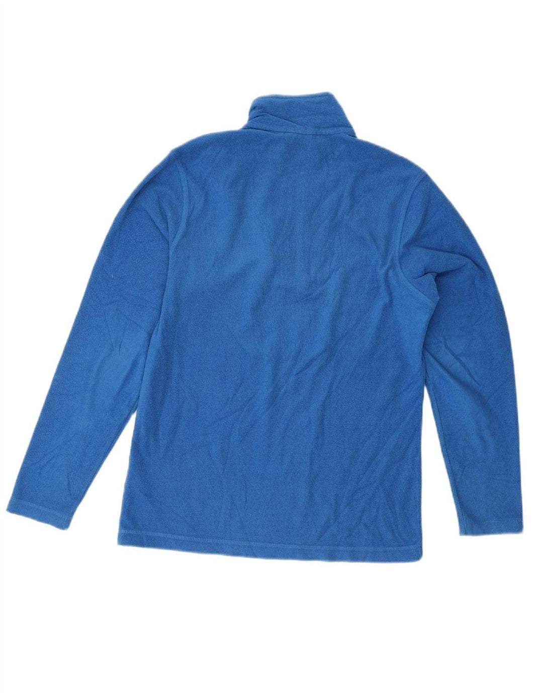 DIADORA Mens Zip Neck Fleece Jumper Small Blue Polyester Vintage Diadora and Second-Hand Diadora from Messina Hembry 