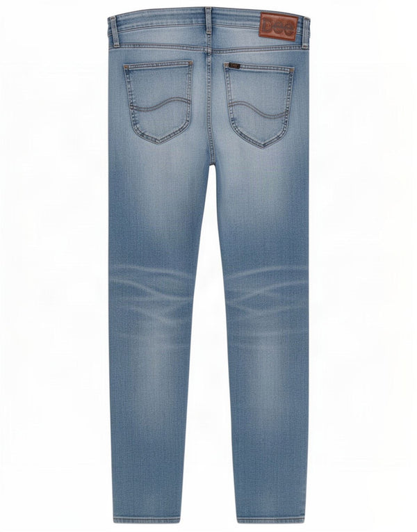 Blugi skinny învechiți Malone pentru bărbați Lee W32 L32 Bumbac albastru