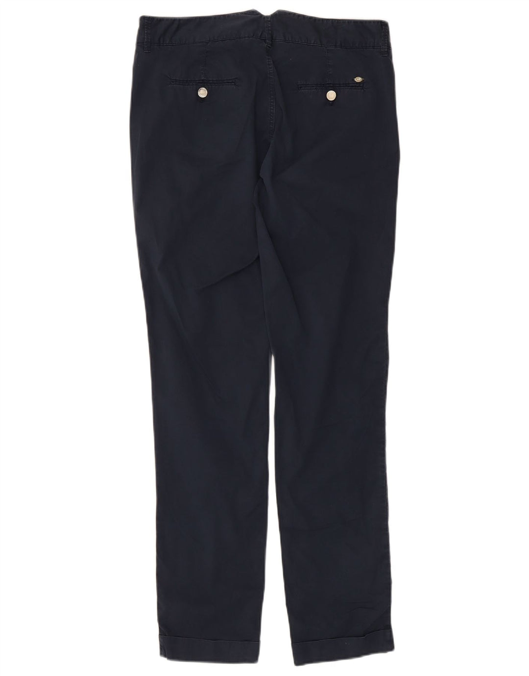 MASSIMO DUTTI Pantaloni chino slim pentru femei, cu ajustare lejer, L32 L29 bleumarin