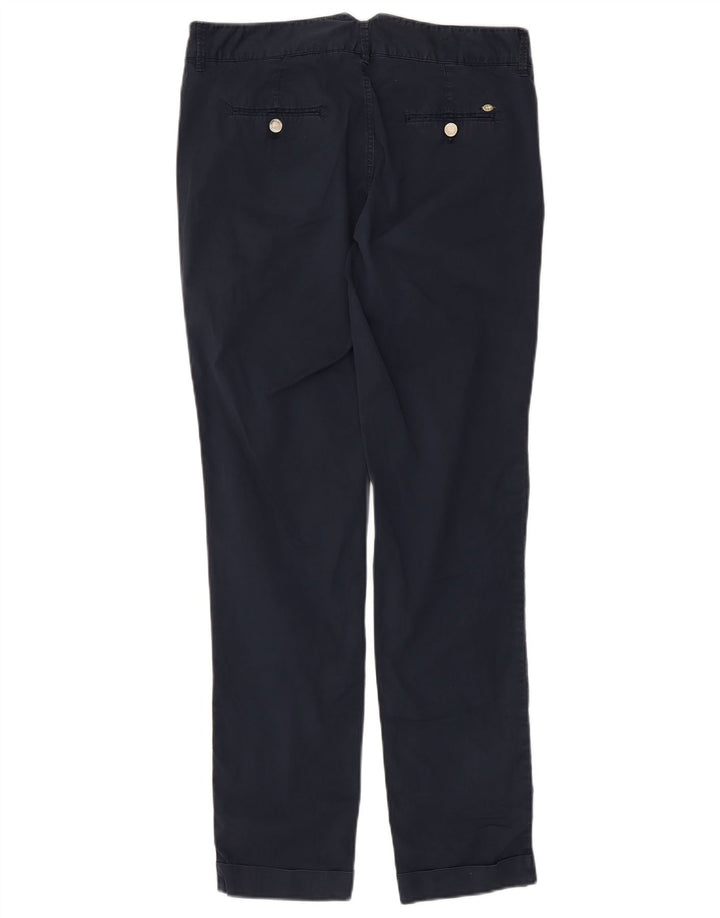 MASSIMO DUTTI Pantaloni chino slim pentru femei, cu ajustare lejer, L32 L29 bleumarin