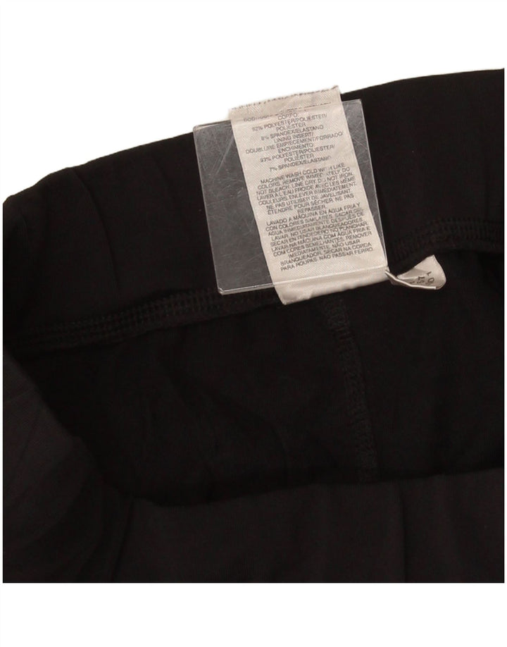 Leggings Capri Adidas pentru femei UK 14, mare, negru, poliester color bloc