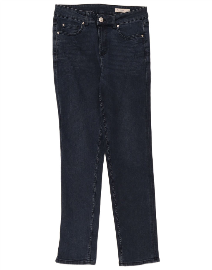 Blugi drepti pentru femei Marks & Spencer UK 12 Medium W30 L30 Bleumarin