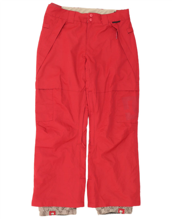 DC Pantaloni de schi pentru bărbați Poliester roșu mediu