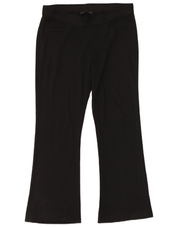Marks & Spencer Pantaloni casual Flare pentru femei UK 16 Large W34 L29 Negru
