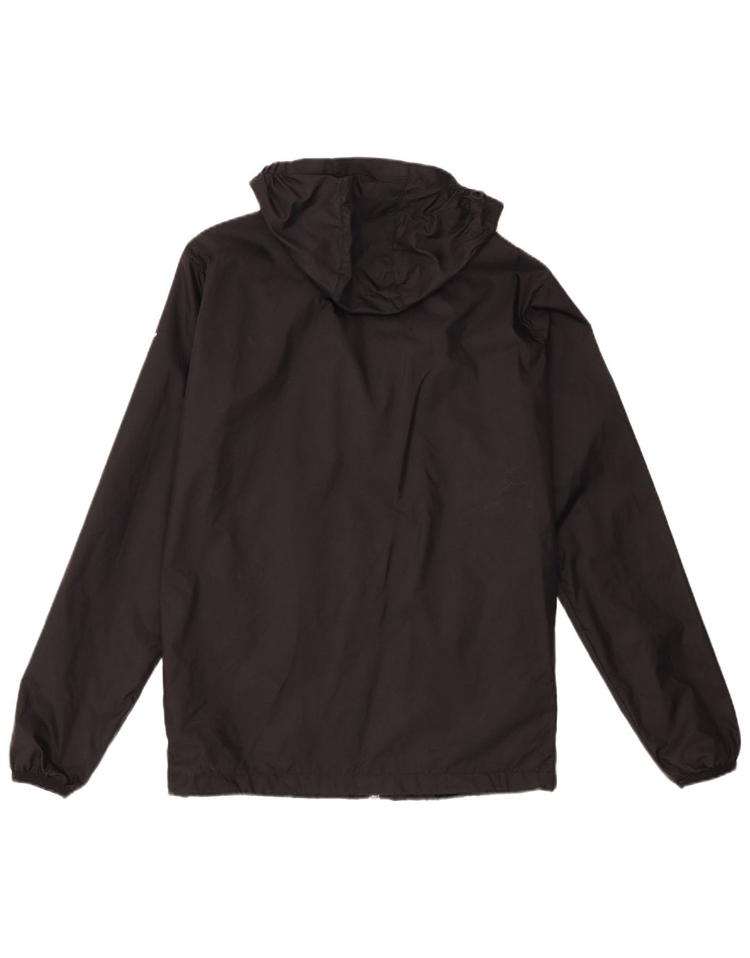 Jachetă de ploaie cu glugă grafică Puma pentru bărbați UK 36 Nylon negru mic