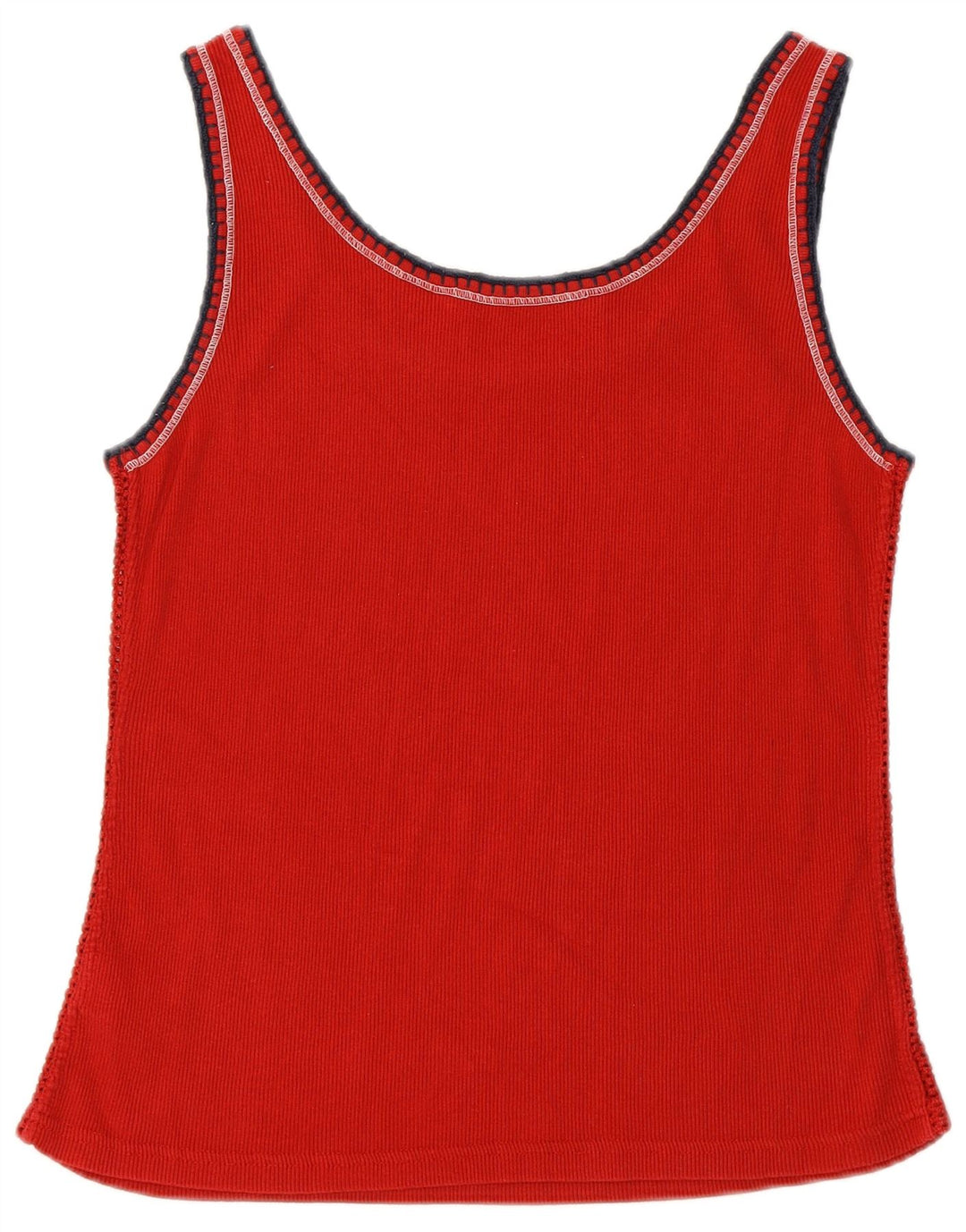 TOMMY HILFIGER Vest Top pentru femei UK 16 Mare Bumbac rosu