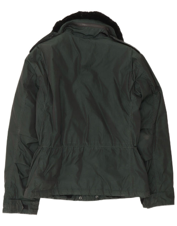Jachetă militară pentru bărbați Aspesi UK 38 Medium Green Colorblock Poliester