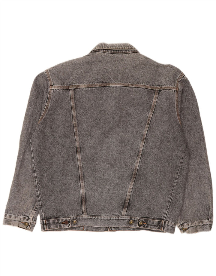 Jachetă de denim vintage pentru bărbați UK 42 XL gri