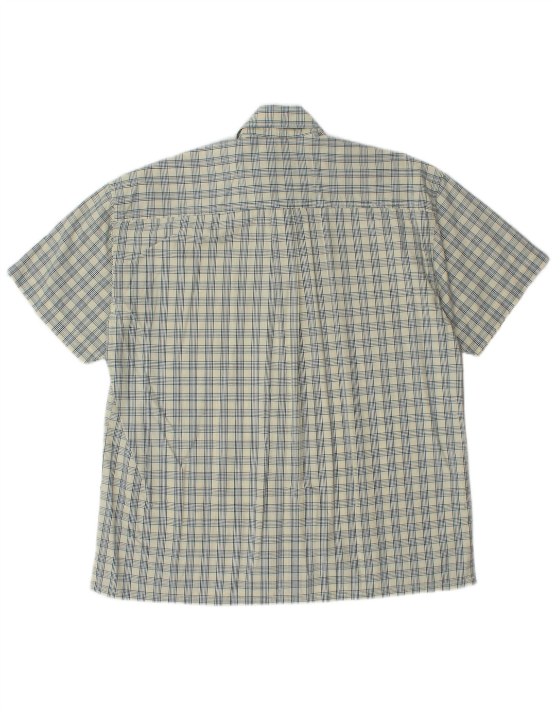 Cămașă cu mânecă scurtă Dockers pentru bărbați, carouri galbene medii