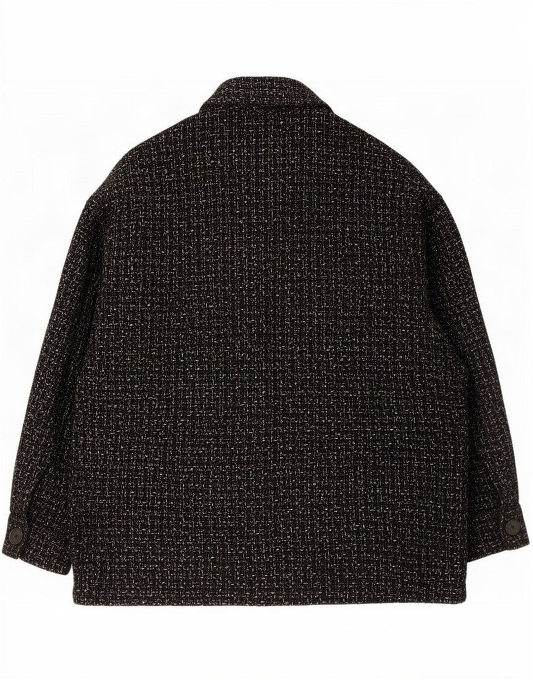 Jachetă utilitare supradimensionată pentru femei Zara UK 14 Medium Black Check Bumbac